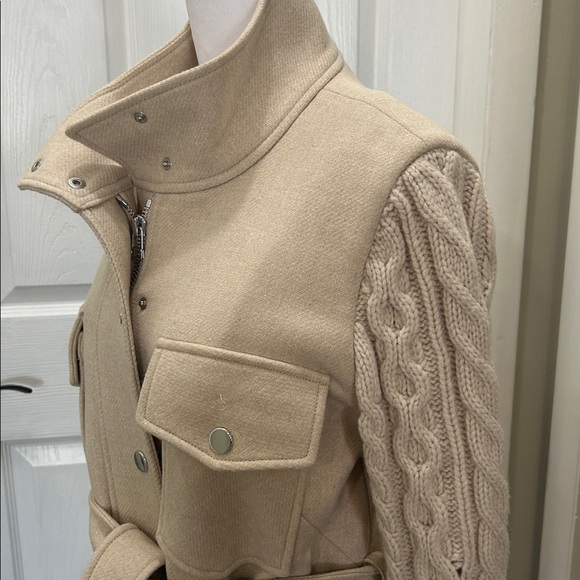 Veronica Beard Jett belted jacket Coat M NICE!!! - Picture 9 of 13